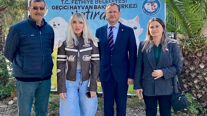 Seren Serengil, Fethiye Geçici Hayvan Bakım Merkezi'nden Köpek Sahiplendi