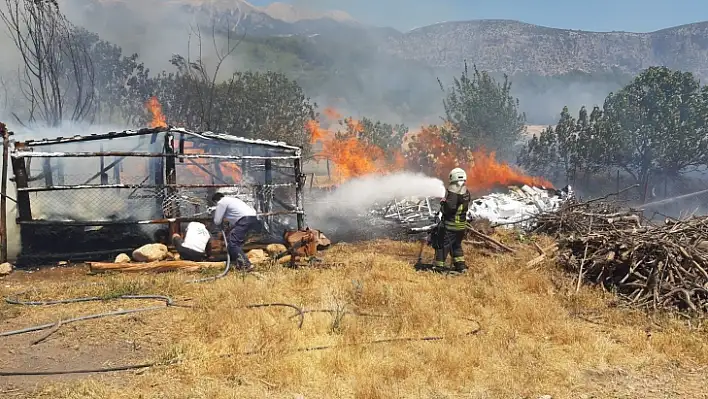 Seydikemer'deki yangında hasar büyük