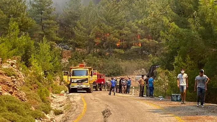 Seydikemerde alevlere karşı seferberlik sürüyor