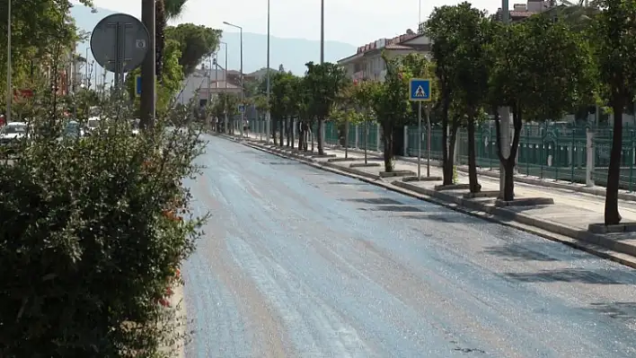 SICAK ASFALT ÇALIŞMALARI BAŞLADI