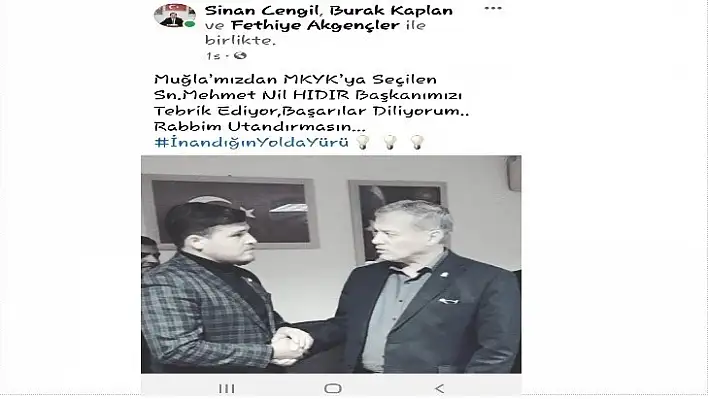 Sosyal medya hesabından paylaştı 