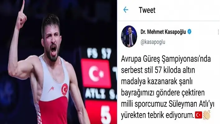 Sosyal medyadan tebrik mesajları yağdı