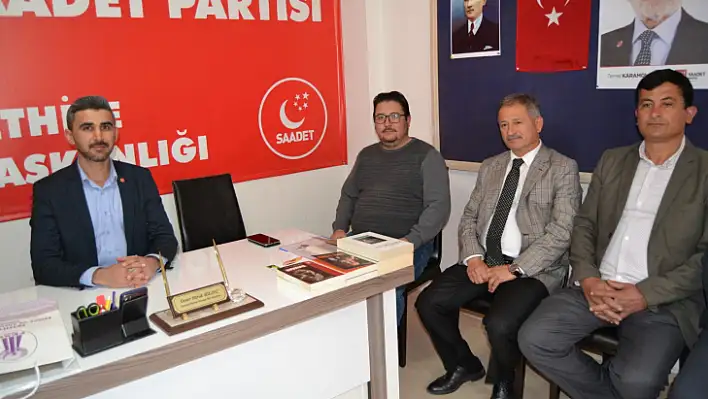 SOYDEMİR'DEN SAADET PARTİSİNE ZİYARET