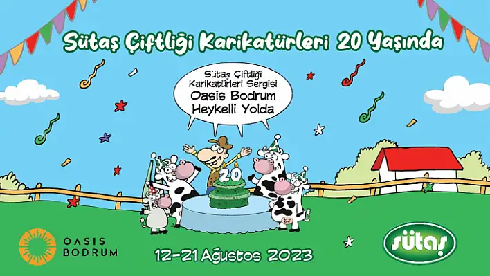 Sütaş Çiftliği Karikatürleri Sergisi Açılıyor