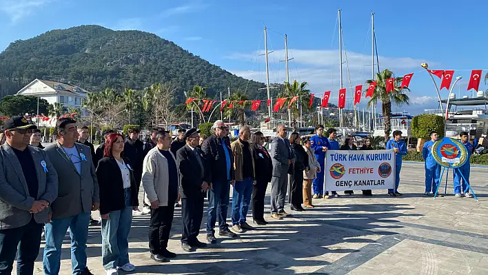 Türk Hava Kurumu Fethiye'de 100. Kuruluş Yıl Dönümünü Kutladı