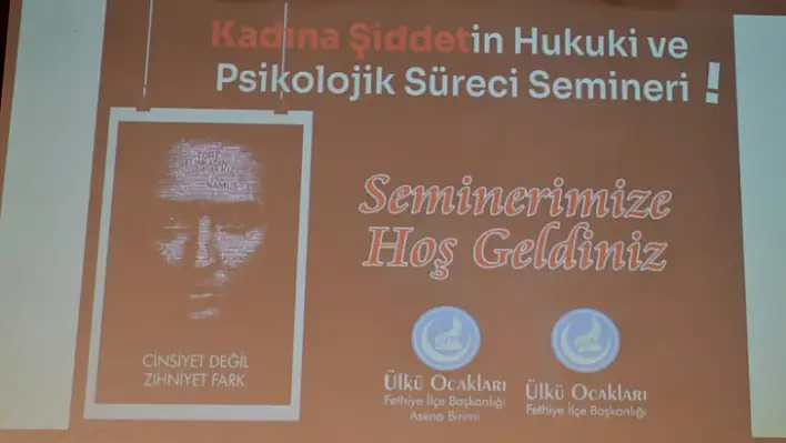 Ülkü Ocakları'ndan kadına şiddet semineri