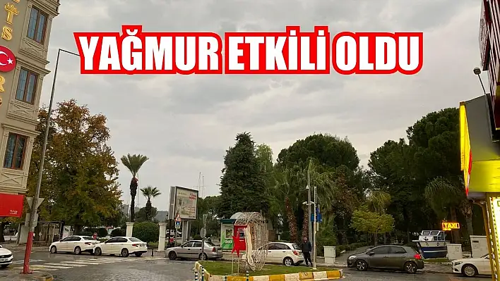 Yağmur etkili oldu