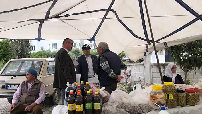 Zafer Partisinden, Muğla Teşkilatından Pazar Ziyareti