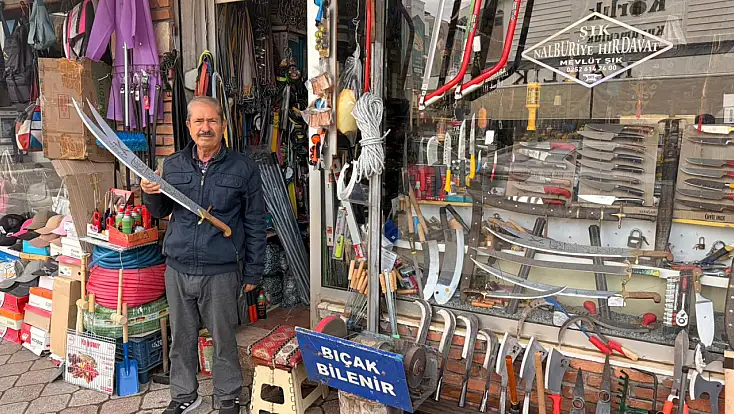 45 yıllık bıçak ustası çırak bulamamaktan dertli