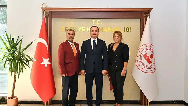 Dernek Yetkilileri Faaliyetlerini Fethiye Kaymakamı ile Paylaştı