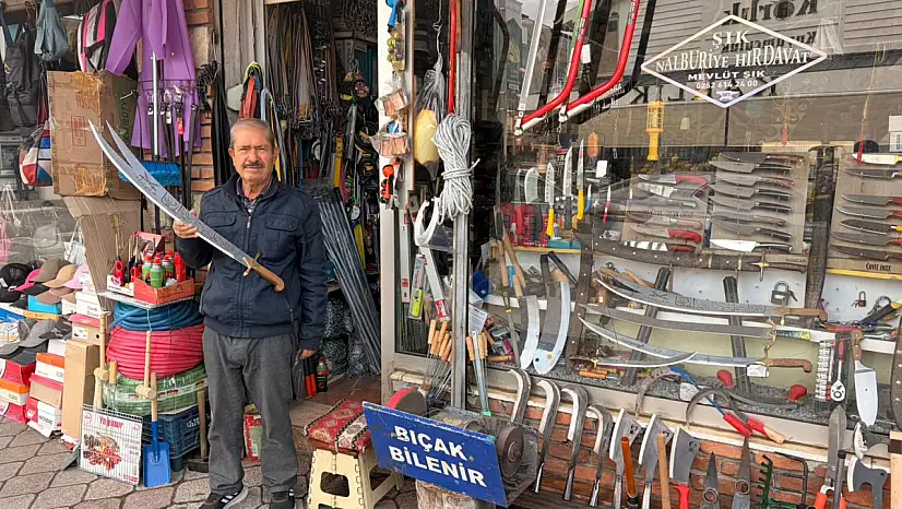 45 yıllık bıçak ustası çırak bulamamaktan dertli