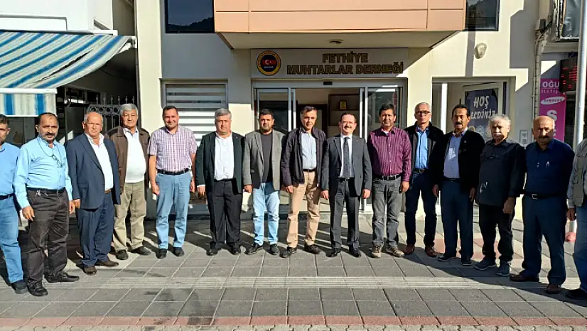 Başkan Öztürk'ten muhtarlar derneğine ziyaret