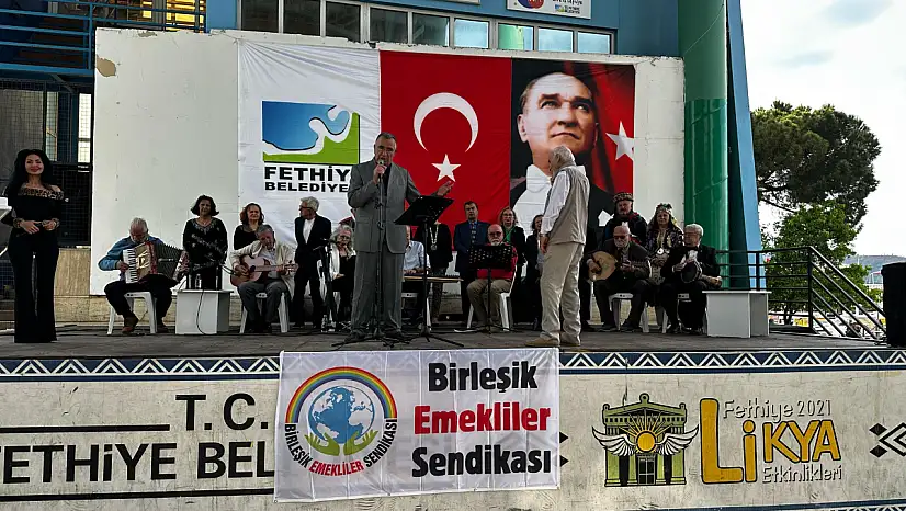 Fethiye'de Birleşik Emekliler Sendikası'ndan konser etkinliği