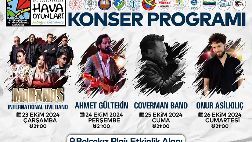 Fethiye'de hava oyunları festivali bu sene de dolu dolu