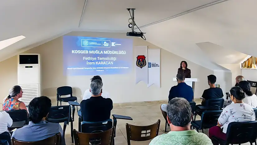 Fethiye Denetimli Serbestlik Müdürlüğü'nde Kosgeb Destekleri Anlatıldı