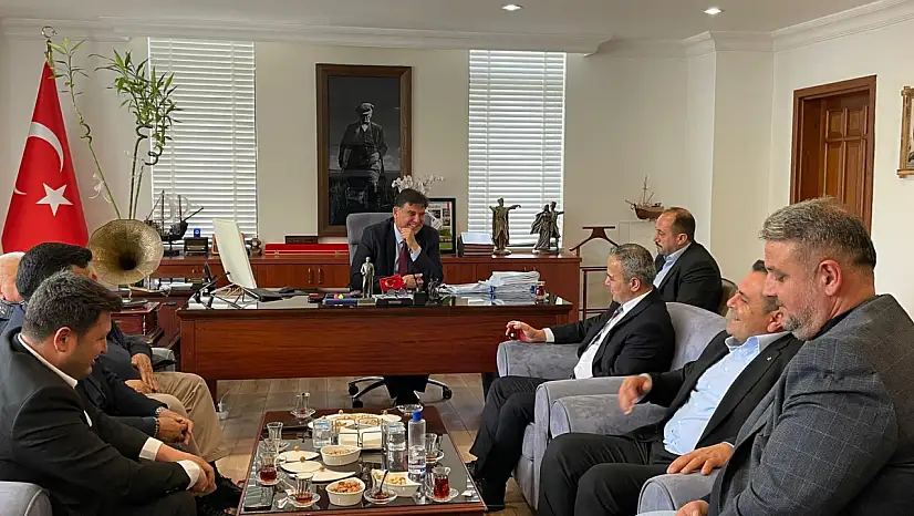 Fethiye Esnaf Odası yönetiminden Başkan Karaca'ya ziyaret