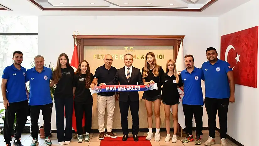 Fethiye Voleybol Spor Kulübü, Kaymakam Akkaya'ya Çalışmalarını Anlattı