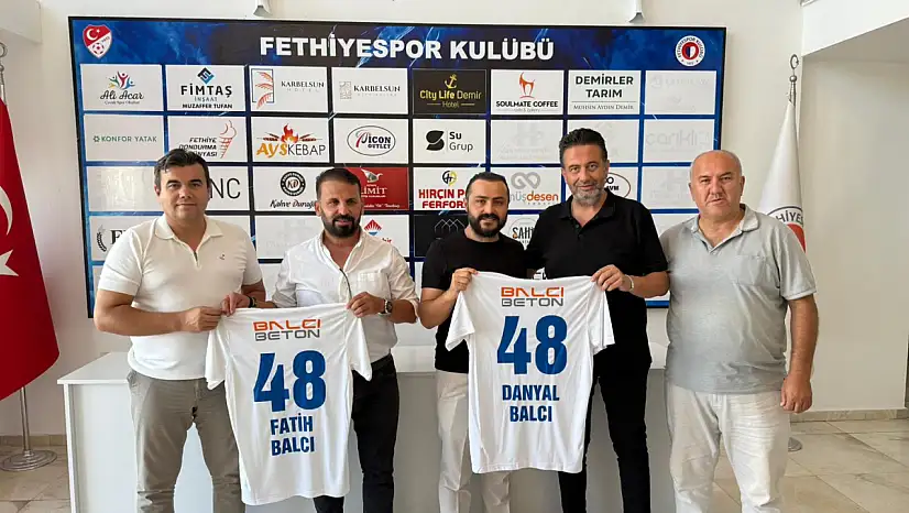Fethiyespor'un yeni forma sırt sponsoru Balcı Beton oldu
