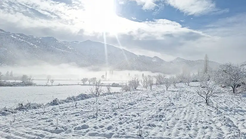 Yayla Zorlar'da kış güzelliği