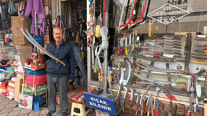 45 yıllık bıçak ustası çırak bulamamaktan dertli