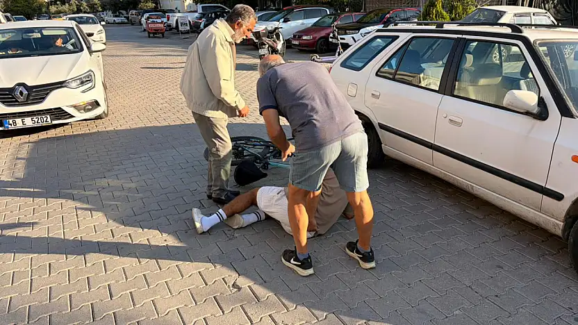 Fethiye'de bisikletle akrobasi de kötü son: Ön tekeri kaldırmak isterken yere düştü
