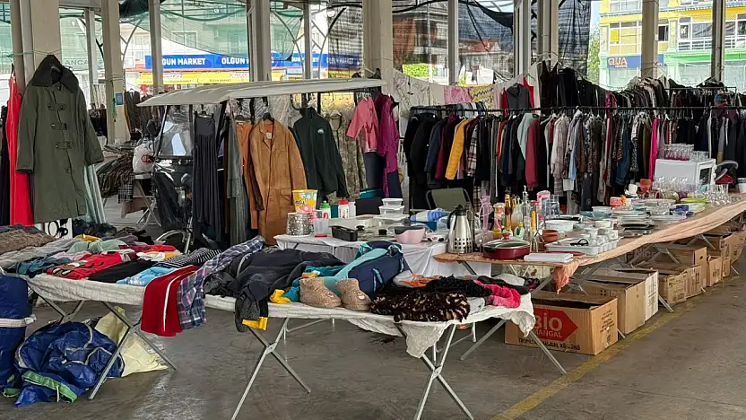 Fethiye'de ikinci el pazarı ilgi bekliyor