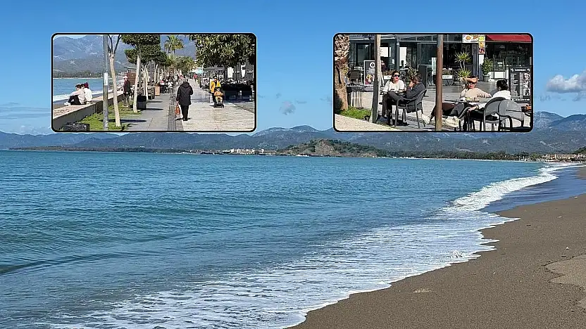 Fethiye'de yağışların ardından güneş yüzünü gösterdi