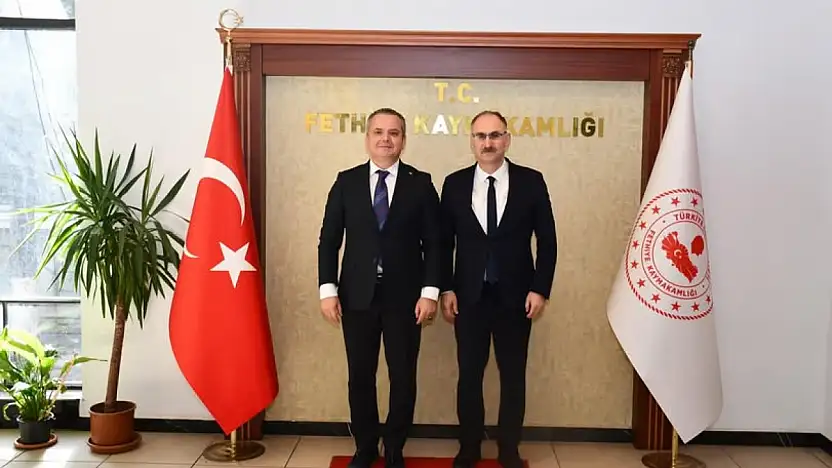 Gençlik ve Spor Bakanlığı Genel Müdürü Şahin'den Fethiye Kaymakamı Akkaya'ya ziyaret