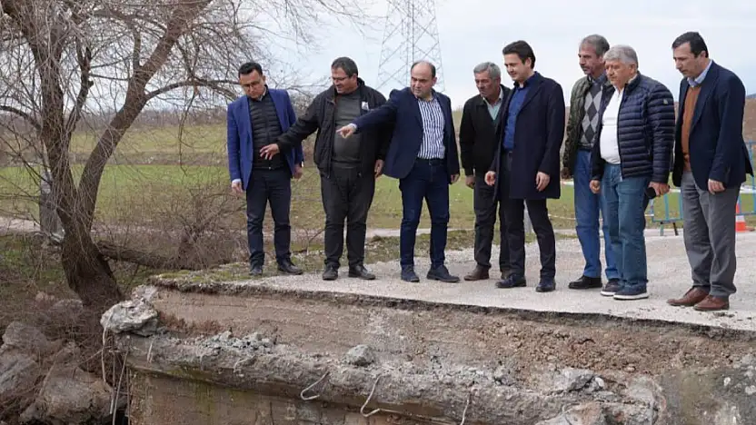 Seydikemer'de sel hasarı: Seki Çayı üzerindeki köprüde inceleme yapıldı