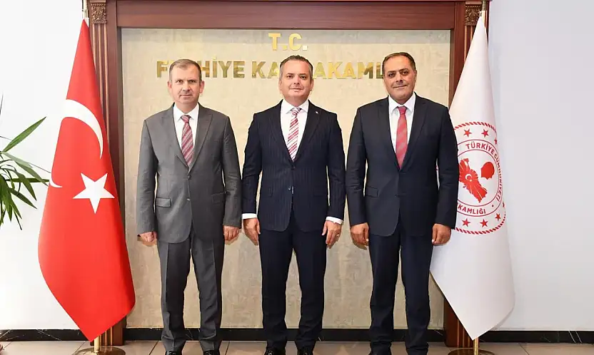 Batı Akdeniz Gümrük Bölge Müdürü Tayfur'dan Akkaya'ya ziyaret