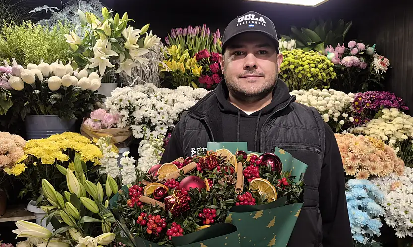 Bernis Çiçekçilikten yılbaşına özel 'Kokina' ve 'Tasarım Ağaçlar'