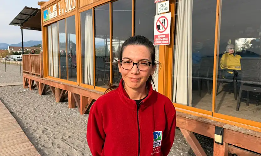 Çalış Halk Plajı kış sezonunda da vatandaşın uğrak noktası oldu