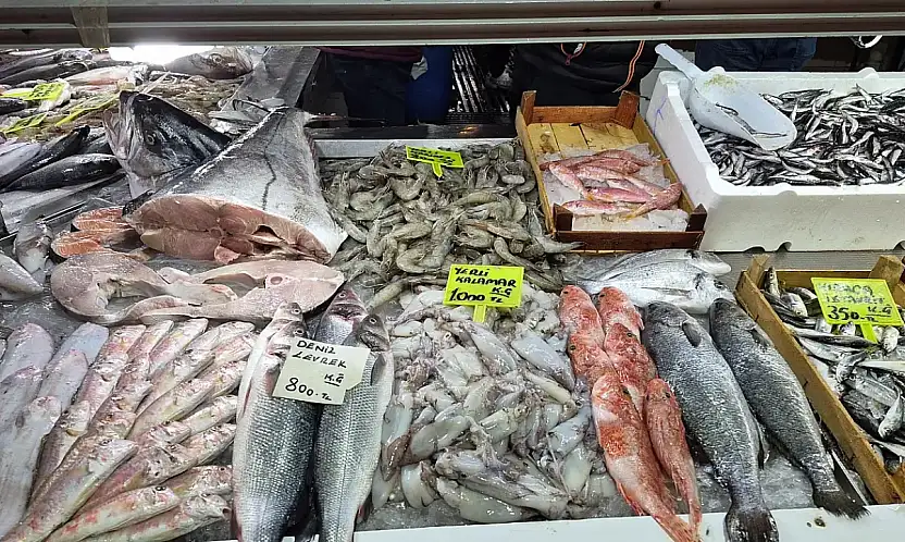 Fethiye Balık Pazarı'nda güncel balık fiyatları