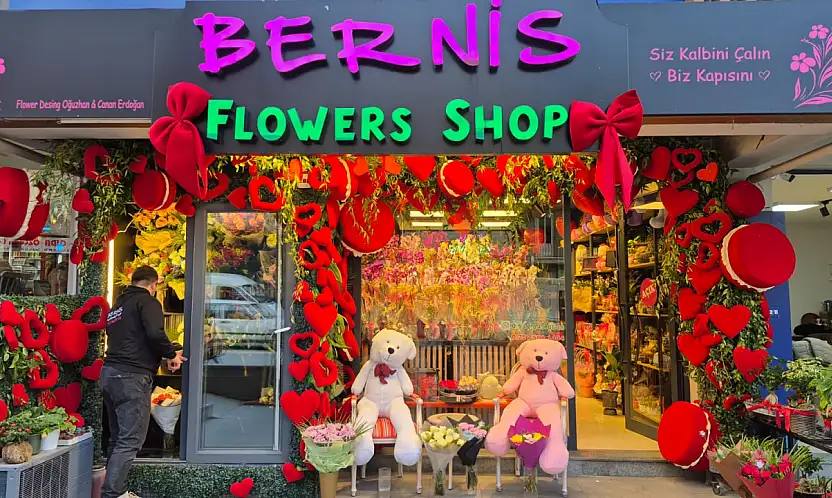 Fethiye Bernis Çiçekçilik'ten Sevgililer Günü kampanyası