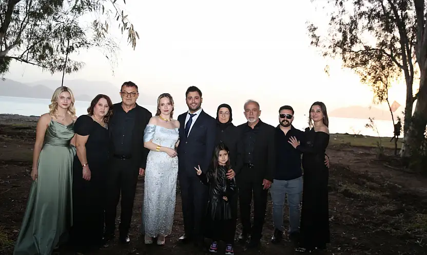 Fethiye'de genç avukatlar Büşra ile Ceyhun evlilik yolunda ilk adımı attı