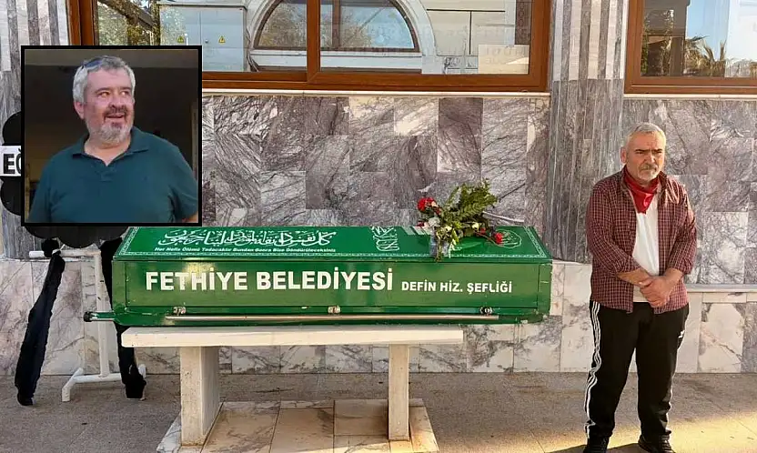 Fethiye'de öğretmen Yaşar Manav son yolculuğuna uğurlandı