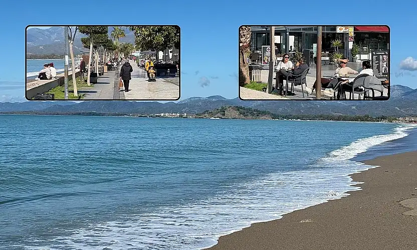 Fethiye'de yağışların ardından güneş yüzünü gösterdi