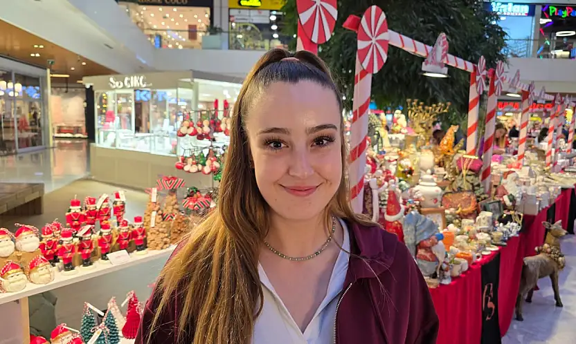 Yeni yıl stantlarına yoğun ilgi: Doğal mumlar dikkat çekiyor