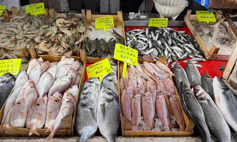 Yeni yılın ilk gününde tezgahlardaki balık fiyatları