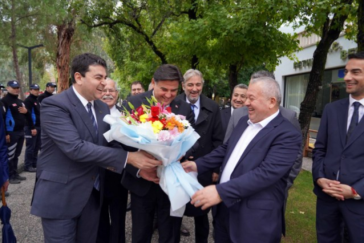 DP LİDERİ UYSAL, KARACA'YI ZİYARET ETTİ