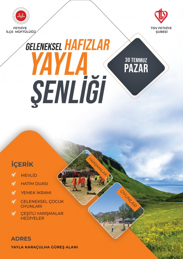 'Hafızlar Yayla Şenliği' 30 Temmuz'da