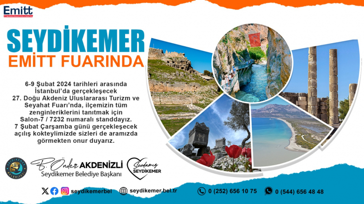 Seydikemer, EMİTT'te Tanıtılacak