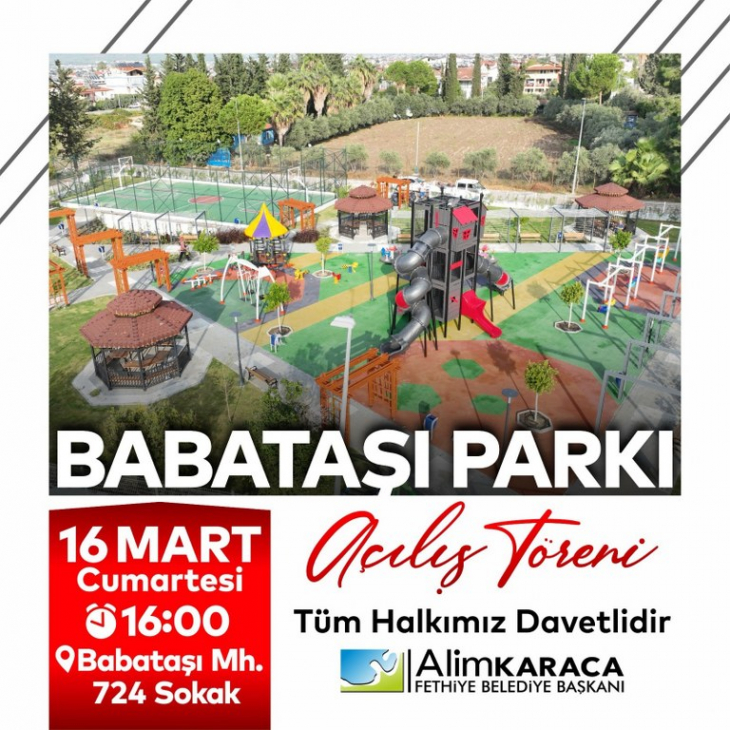 Babataşı Parkı Açılıyor!